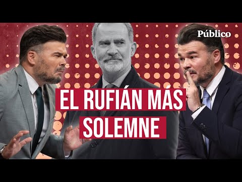 From the face-to-face confrontation with Mazón to the clashes with the PP and Vox: Rufián's best ...