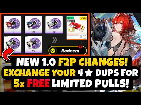 EXCHANGE YOUR 4 ★ DUPS For Limited Banner Pulls!! | NEW Arknights Endfield 1.0 Changes