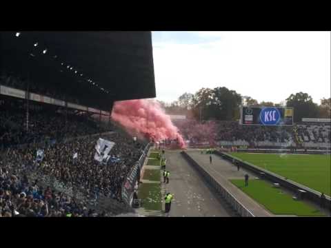 KSC FCK   Pyro+Stimmung 24.10.15