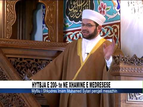 Myftinia Shkoder, 25 janar 2013 - Hytbeja nr. 200 në xhaminë e Medresesë.mpg
