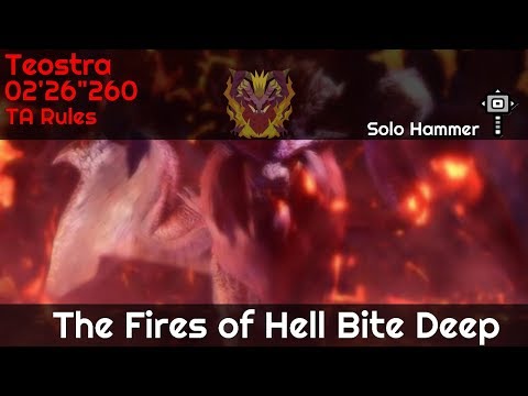 MHW - TA Rules - Teostra - 2'26 - Solo Hammer