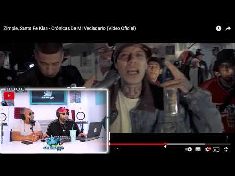 Santa fe klan, Zimple - Cronicas de mi vecindario (Video oficial) [Reaccion/Analisis]