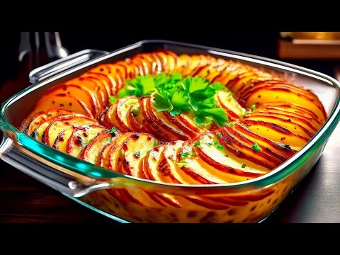 Potato recipe that I cook every day! The most delicious recipe without meat! Recipe with soy!