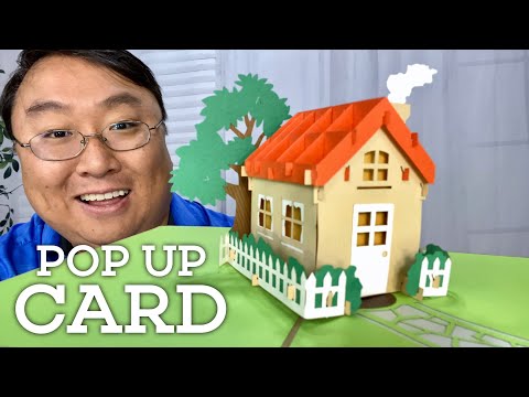 3D Pop Up House Greeting Card Review