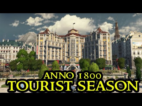 Anno 1800 TOURIST SEASON - NEW DLC in MegaCity Crown Falls || Part 01 || City Builder Strategy