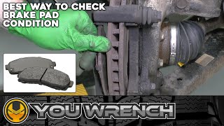 How to Check the Condition of Your Brake Pads (without removing your wheel!) - QUICK & EASY!