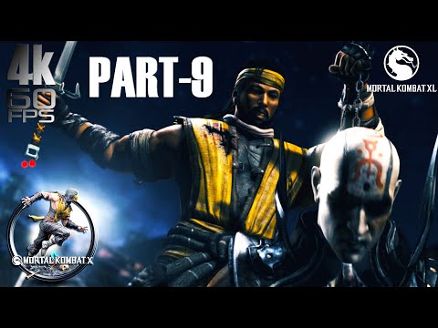 Mortal Kombat X Story Walkthrough Gameplay Part 9 SCORPION [4k 60FPS RAY TRACING] - No Commentary