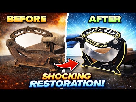 Restoring an 1880s Bread Cutter | 140-Year-Old Machine Brought Back to Life