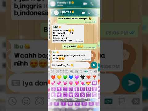 Pov :: check nilai 📚|| whatsmock prank chat 🙆🏻‍♀️