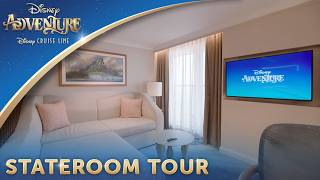 Disney Adventure – Concierge Family Stateroom with Oceanview Verandah | Disney Cruise Line