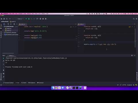 JS2. 04 Node.js Export Import Require - YouTube