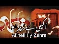 Akeli Hai Zahra SA Heart Touching Whatsapp Status Ayyam E Fatima Whatsapp Status