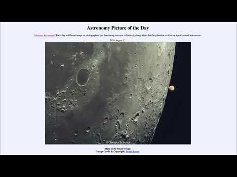 2020 August 15 - Mars at the Moon's Edge