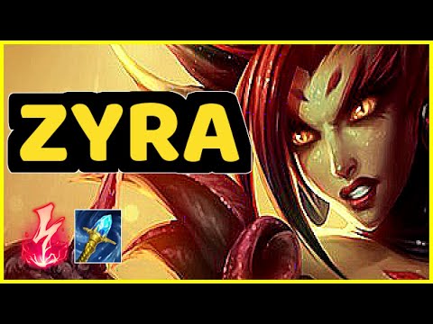 ZYRA VS BLITZCRANK - 2/0/8 KDA SUPPORT GAMEPLAY