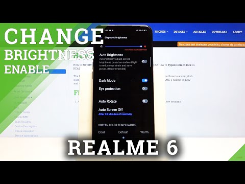 How to Enable Auto-Brightness in Realme 6 – Adjust Screen Brightness