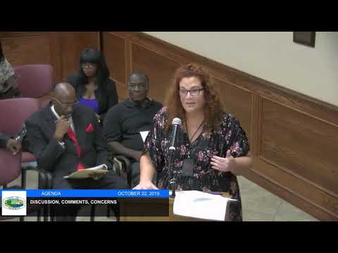 City of Pahokee 10 22 2019 Commission Meeting