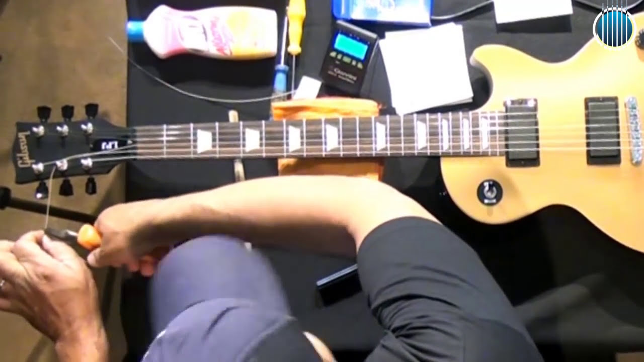 Como Trocar as Cordas da Guitarra Les Paul - CURSO PARA LUTHIER
