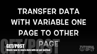 How to pass variable one page to another page or same page | JAVASCRIPT | HTML | TutorialSpot