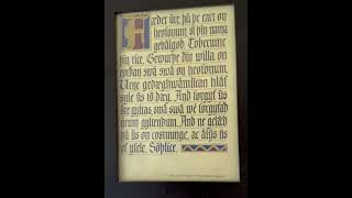 The Lord’s Prayer in 10th century English (Old English) #oldenglish #anglosaxons #prayer #medieval