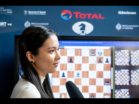 Gibraltar WGP | Round 7 | Interview with Dinara Saduakassova |
