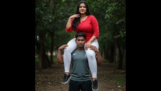 Download lagu Woman Rides man shoulders mp3