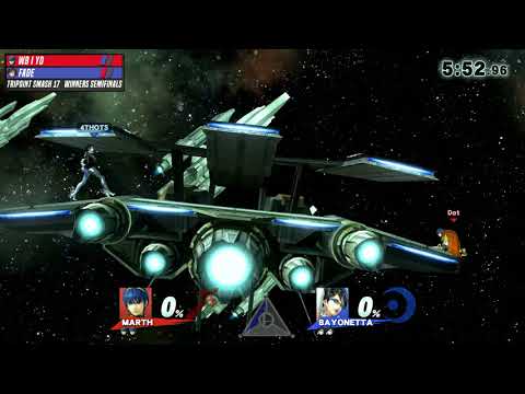 Tripoint Smash 17 - Winners Semifinals - WB I YD (Marth) Vs. Fade (Bayonetta)