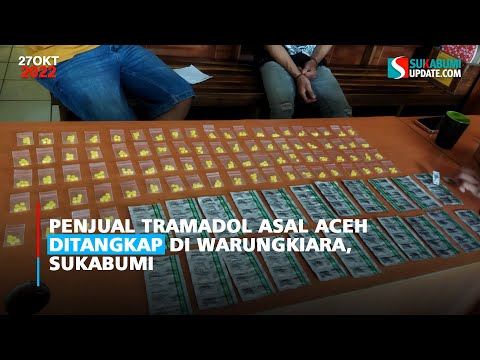 Penjual Tramadol Asal Aceh Ditangkap di Warungkiara, Sukabumi