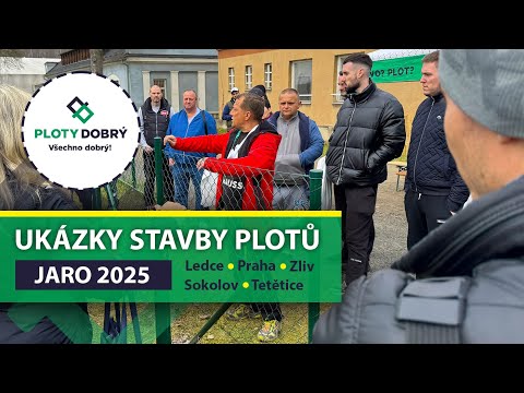 Ukázky stavby plotů l Jaro 2025 l Ploty Dobrý