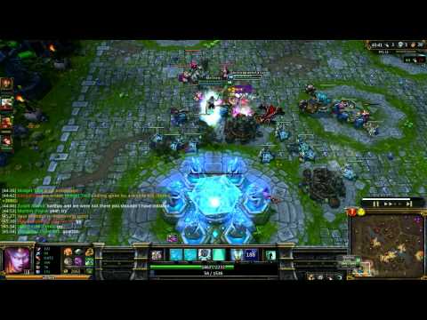 LoL close shave nexus save