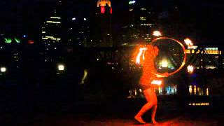 Turnin&#39; by Griz Fire Hula Hooping