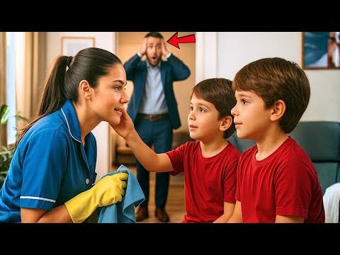 OS GÊMEOS DO MILIONÁRIO NÃO FALAVAM… ATÉ VEREM A FAXINEIRA, E OQUE ACONTECEU DEPOIS FOI CHOCANTE