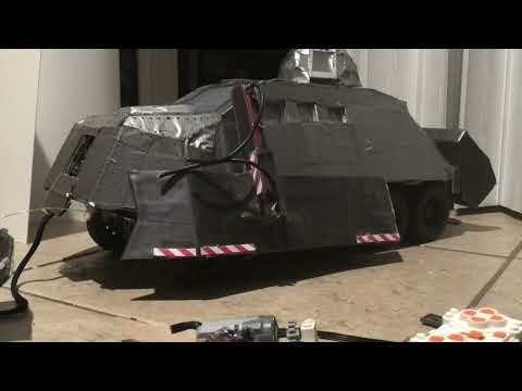Cardboard tiv 2 2009 side flap deployment test