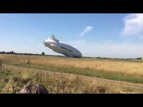 World's Largest Aircraft — The Blimp That Looks Like A Butt — Crash Lands On Second Test Flight