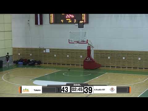 BBBL boys U13 Tukums 2007 vs A.Kraukla VEF 2007