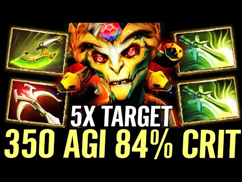 🔥 350 AGI Daedalus + 2x Butterfly MEDUSA — 5x Target Split 84% CRIT Strongest Carry Dota 2 Pro