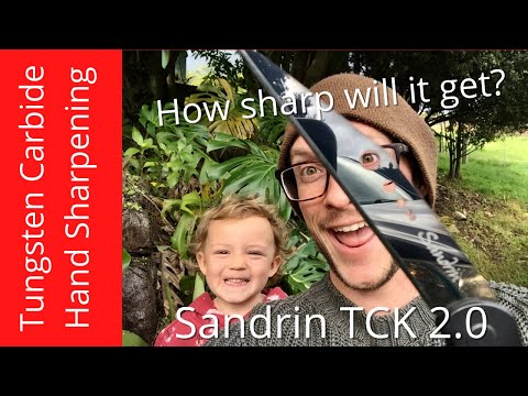 12 Sharpening Stones VS Sandrin TCK 2.0 Knife - Can Tungsten Ever be Restored by Hand?!