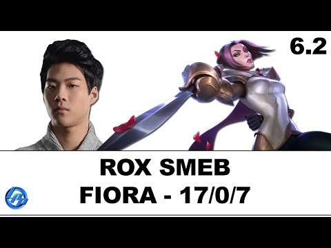 ROX Smeb - Fiora vs Tahm Kench - Kr SoloQ