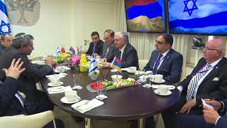 Министр иностранных дел Армении встретился с министром по делам Иерусалима и национального наследия Израиля