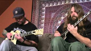 Lamb of God&#39;s Mark Morton &amp; Willie Adler Rig demo with the Mesa RA-100 &amp; Mark V