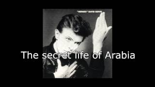 The Secret Life of Arabia | David Bowie + Lyrics