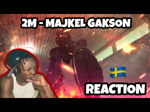 AMERICAN REACTS TO SWEDISH  DRILL RAP! 2M - Majkel Gakson (Officiell Video)