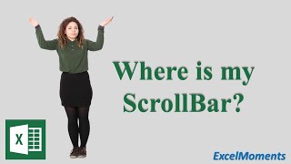 Excel - How to find a "missing" Scroll Bar