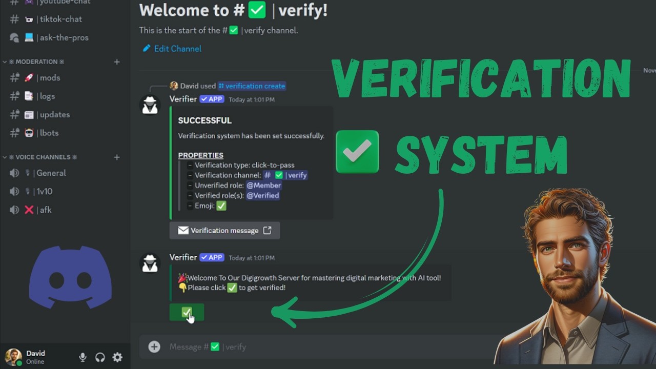 How To Make A Verify Channel Discord In 1 Minute