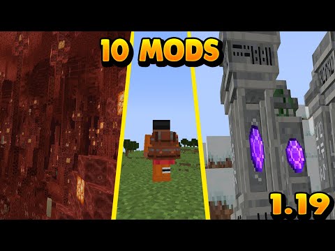 10 MODS THAT IMPROVE SURVIVAL IN MINECRAFT IN 1.19!  #2