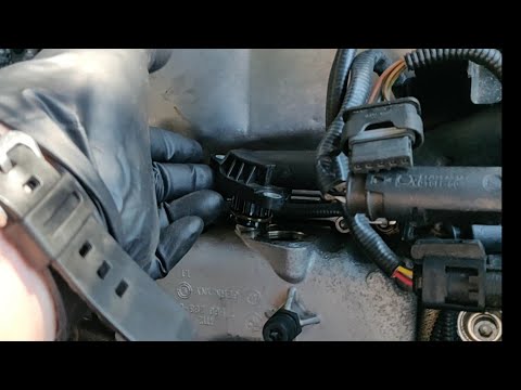 BMW N63 crankcase ventilation breather hose change 2010 550i gt 4.4l twin turbo