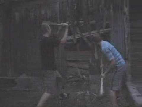 Destroy a bulding in Pustkow