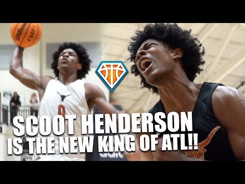 Scoot Henderson Has YOUNGBULL VIBES!! | The New KING OF ATLANTA Showed Out at HoopsGiving