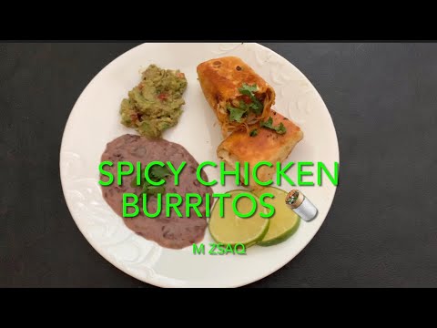 Spicy Chicken Burritos / Halal Burritos