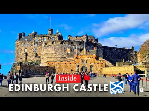 EDINBURGH Castle Walking Tour Part 1: Experience the Breathtaking Views of Edinburgh from the Castle