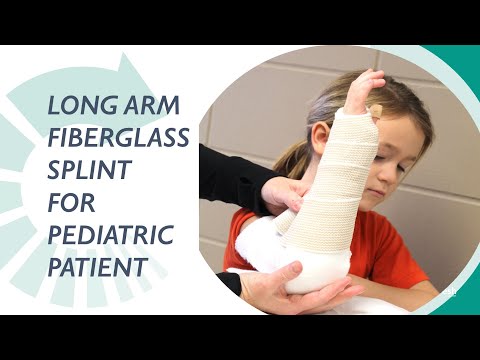 How to splint a broken arm like a pro! Step-by-step Long Arm Fiberglass Splint